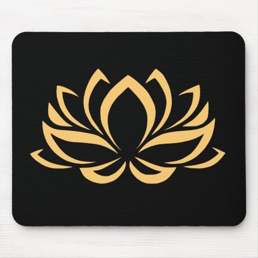 Japanischer Lotus Blume Blossom Mousepad (Vorne)