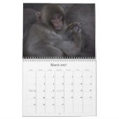 Japanischer Macaques-Kalender Kalender (Mär 2027)