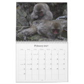 Japanischer Macaques-Kalender Kalender (Feb 2027)