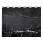 Japanischer Macaques-Kalender Kalender (Titelbild)