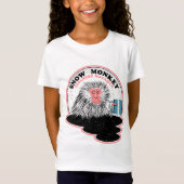 Japanischer Makaque Snow Monkey T-Shirt (Vorderseite)