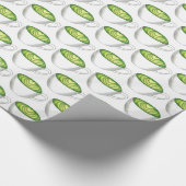 Japanischer Matcha Green Tea Latte Teacup Feinschm Geschenkpapier (Ecke)