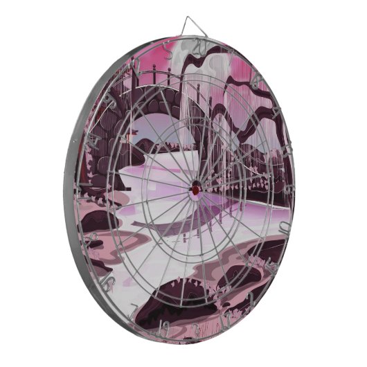 Japanischer Mediationsgarten Dartscheibe (Vorderseite Links)