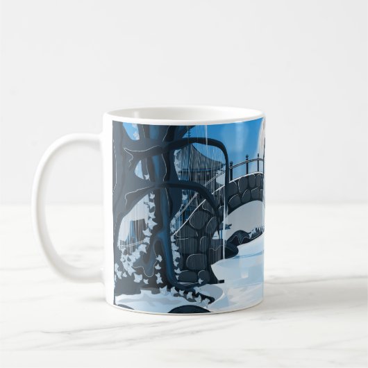Japanischer Mediationsgarten Kaffeetasse (Links)