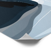 Japanischer Mediationsgarten Poster (Ecke)