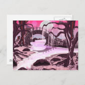 Japanischer Mediationsgarten Postkarte (Vorne/Hinten)