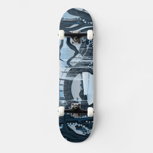 Japanischer Mediationsgarten Skateboard (Vorderseite)