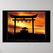 Japanischer Morgen Poster (Vorne)