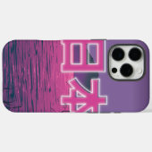 Japanischer Neon Case-Mate iPhone Hülle (Rückseite (Horizontal))