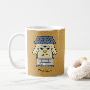Japanischer Nurikabe-Wand-Monster: Cartoon-Yokai Kaffeetasse