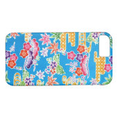 Japanischer Okinawan Dye (Bingata) Case-Mate iPhone Hülle (Rückseite (Horizontal))