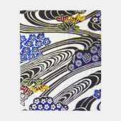 Japanischer Okinawan Dye (Bingata) Fleecedecke (Vorderseite)