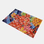 Japanischer Okinawan Dye (Bingata) Fußmatte (Schrägansicht)