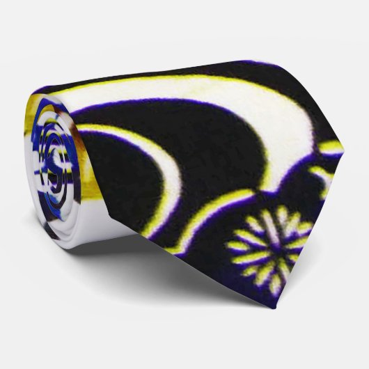 Japanischer Okinawan Dye (Bingata) Krawatte (Gerollt)