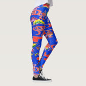 Japanischer Okinawan Dye (Bingata) Leggings (Rechts)