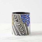 Japanischer Okinawan Dye (Bingata) Tasse (Zentrum)