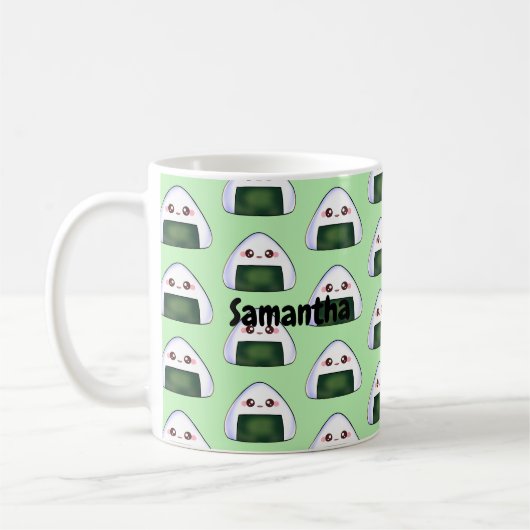 Japanischer Onigiri Rice Ball Kaffeetasse (Links)