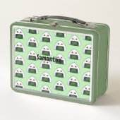 Japanischer Onigiri Rice Ball Metall Brotdose (Vorderseite)