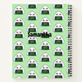 Japanischer Onigiri Rice Ball Notizblock (Rückseite)