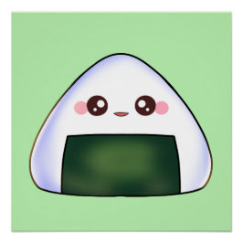 Japanischer Onigiri Rice Ball Poster