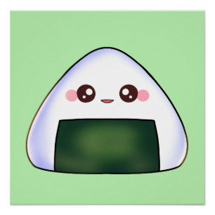 Japanischer Onigiri Rice Ball Poster