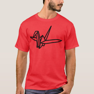 Japanischer Origami Crane 5 T-Shirt