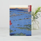 Japanischer Ozean Einladung (Stehend Vorderseite)