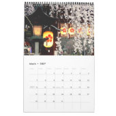 Japanischer Papierlaternen-Kalender Kalender (Mär 2027)