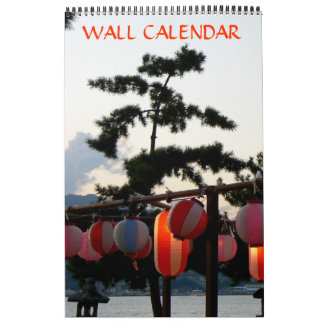 Japanischer Papierlaternen-Kalender Kalender