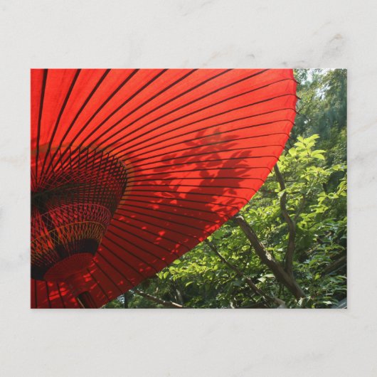 Japanischer Parasol Postkarte (Vorderseite)