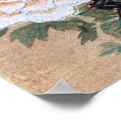 Japanischer Pfau Nr. 1 Poster (Ecke)