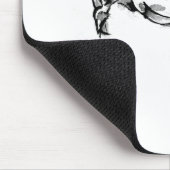 Japanischer Pferdekunst sumi Reiter Mousepad (Ecke)