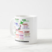 Japanischer Präfektursitz Kaffeetasse (Vorderseite Links)