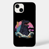 japanischer Retro King Kaiju Wave Case-Mate iPhone Hülle (Rückseite)