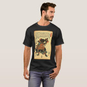 Japanischer Retro Samurai Ukiyo e Warrior Japan Ae T-Shirt (Vorne ganz)