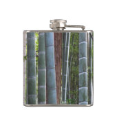 Japanischer Riesenwald, Sagano, Kyoto, Japan Flachmann (Rückseite)