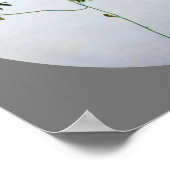 Japanischer Robin in Wisteria, Watanabe Seitei Poster (Ecke)