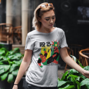 Japanischer Robot Fire Warrior T-Shirt