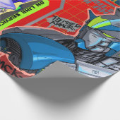 Japanischer Roboter Geschenkpapier (Ecke)