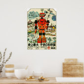 Japanischer Roboter Poster (Küche)
