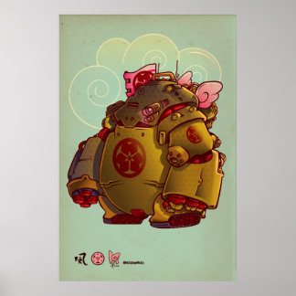 japanischer Roboter Poster