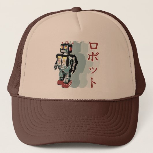Japanischer Roboter Truckerkappe (Vorderseite)