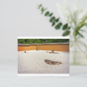 Japanischer Rock Garden Postkarte (Stehend Vorderseite)