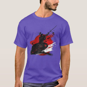 Japanischer Ronin Samurai Bushido Krieger Clipart T-Shirt