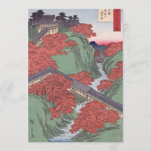 Japanischer roter Ahorn Einladung