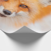 Japanischer Roter Fuchs, der ruht, schläft und spi Geschenkpapier (Ecke)