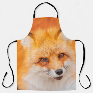 Japanischer Roter Fuchs, der ruht, schläft und spi Schürze