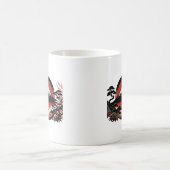 Japanischer Sakura Garden Cherry Blossom Mount Fuj Kaffeetasse (Mittel)
