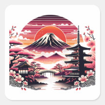 Japanischer Sakura Garden Mount Fuji Cherry Blosso