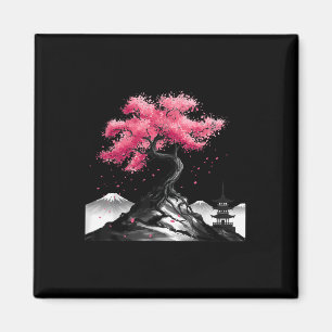 Japanischer Sakura Garten Japan Mount Fuji Cherry Magnet